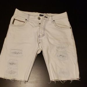 ARMANI Cut Off Jean Shorts Men's